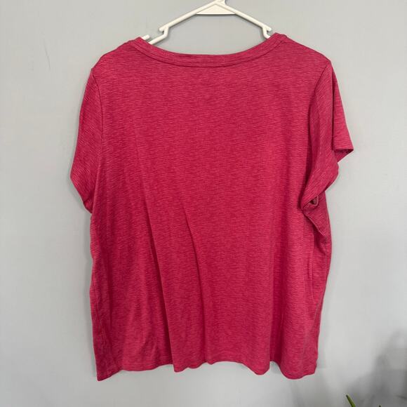 LOT of 2 Croft & Barrow Intimates Sleepwear Tops Short Sleeves Plus Size XXL - Picture 7 of 10